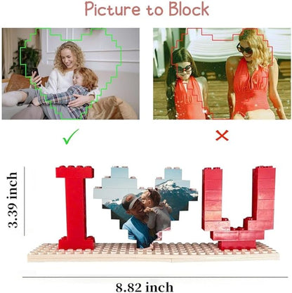 NAZENTI Personalised I Love You Building Bricks - Image 6