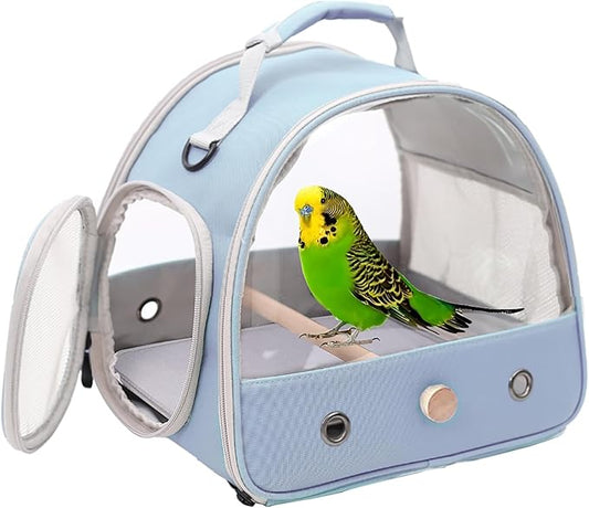 Bird Travel Carrier, Portable Small Bird Parrot Parakeet Carrier by halinfer