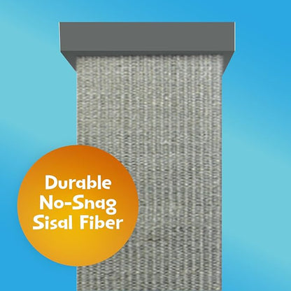 SmartCat Ultimate Scratching Post – Gray, Large 32 Inch Tower - Image 3