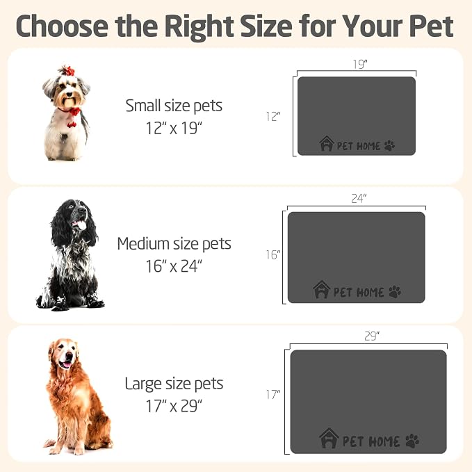 Pet Feeding Mats-Absorbent Dog Mat - Image 5