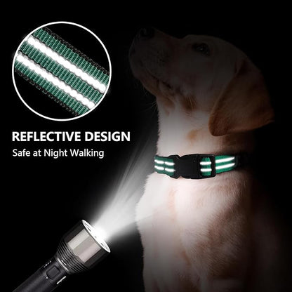 Hikiko Martingale Dog Collars Reflective Nylon Dog Collar - Image 2