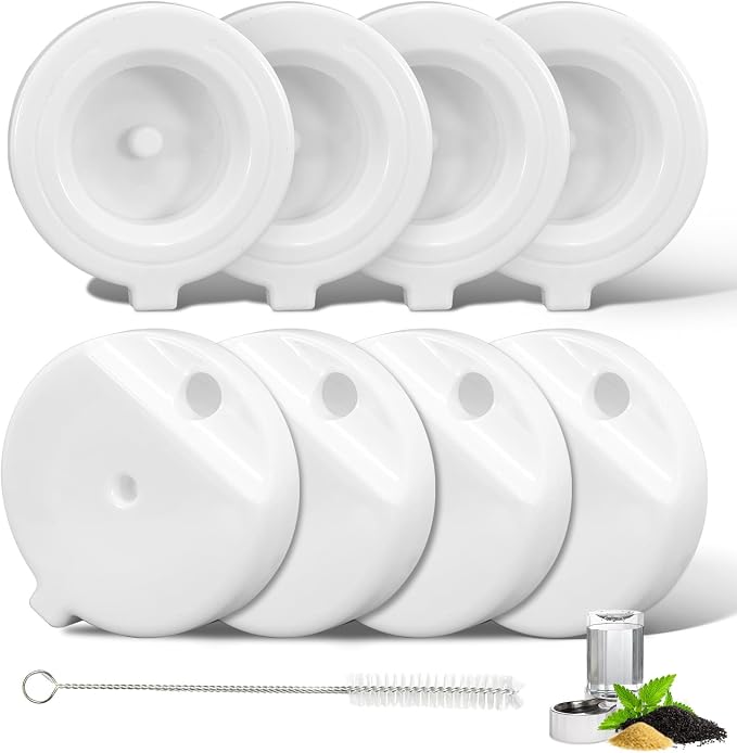8Pcs Gravity Pet Water Fountain Filters, Automatic Pet Waterer Replacement by BAOFUM