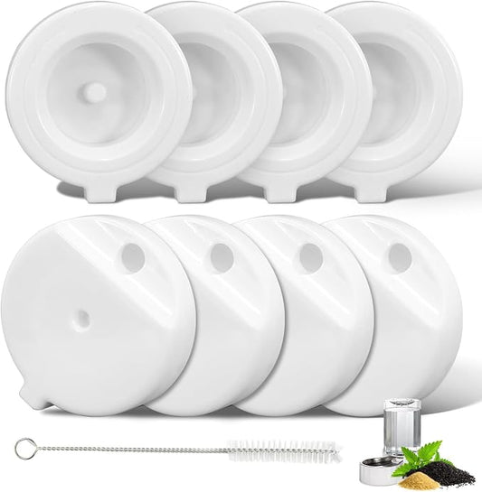 8Pcs Gravity Pet Water Fountain Filters, Automatic Pet Waterer Replacement by BAOFUM