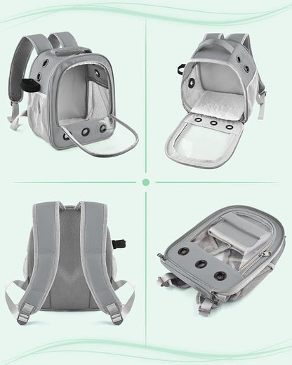 Guinea Pig Carrier Backpack, Portable Small Pet Travel Carriers - Image 4