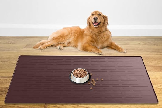 XXXL Pet Food Mat, Nonslip Pet Feeding Mats by WelcometoULTIBE