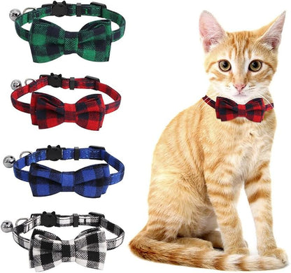 SLSON 4 Pack Cat Collars Breakaway by SLSON