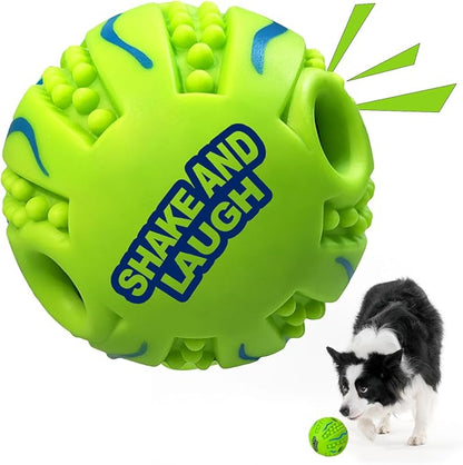 Spiky Interactive Dog Toys Ball, Shaking by SHAKEANDLAUGH