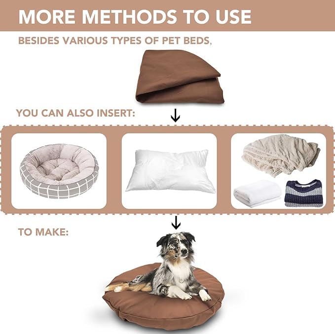 Dog Bed Cover Waterproof Replacement Machine Washable Covers - Image 5