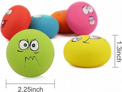 Smile Face Dog Squeaky Toys Soft Latex Squeak Balls - Image 5