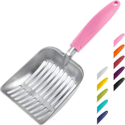 WePet Cat Litter Scoop, Aluminum Alloy Sifter, Kitty Metal Scooper, Deep Shovel by WePet