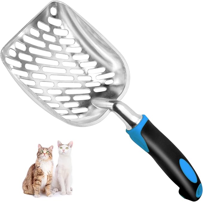 Cat Litter Scoop-Metal Cat Scooper-Long Handle Scoop, Cat Scooper-Poop by Apidgrowth