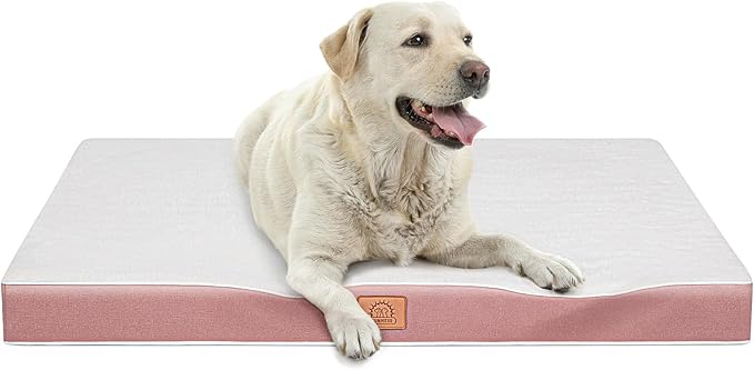 Orthopedic Dog Bed for Medium Dogs, Waterproof Deluxe Plush Dog Crate Bed - Image 6