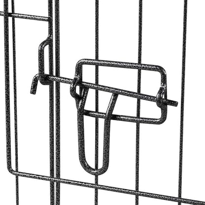 Yaheetech 24 inch Black Metal Pet Playpen 16 Panel Foldable Playpen - Image 5