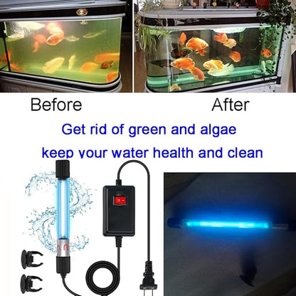Aquarium UVC Clean Light Algae Clear Green Bloom Clean Fish Tank UVC Water - Image 2