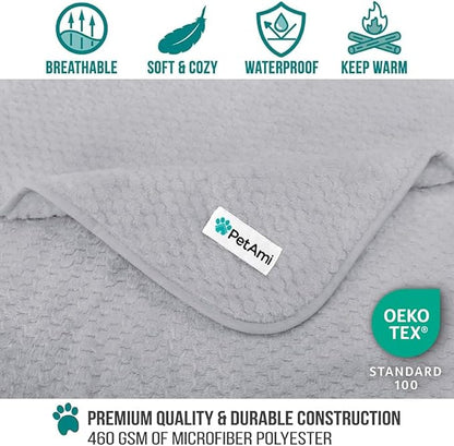 PetAmi Waterproof Dog Blanket, Leakproof XL Pet Blanket - Image 3