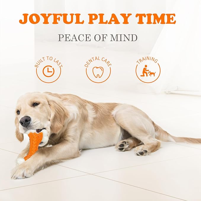 Dog Toys 2 Pack, Dog Toys for Aggressive Chewers Large Breed, Aggressive Chew - Image 6