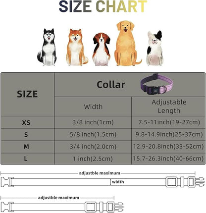 Roses&Poetry Dog Collars for Medium Dogs, Adjustable Durable Pet Reflective Dog - Image 7