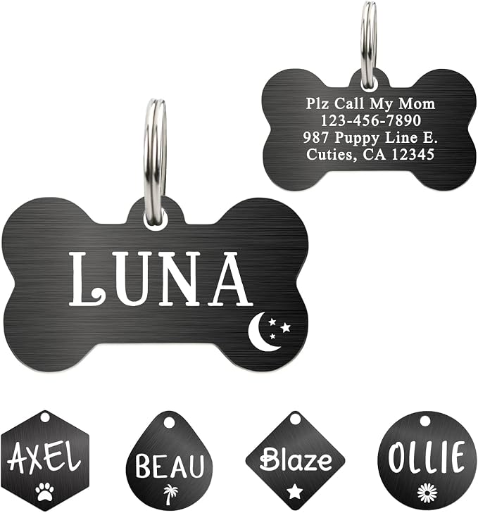Ultra Joys Dog Tags Personalized by UltraJoys
