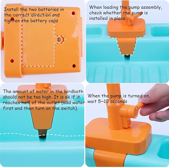 kathson Bird Bathtub, Parrot Shower Box, Automatic Parakeet Bathtub - Image 4