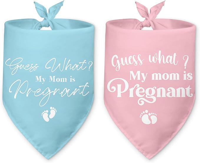 2 Packs Baby Announcements Ideas Guess What? My Mom is Pregnant Pregnancy by Hialektur