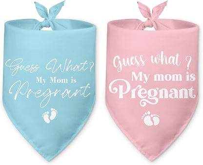 2 Packs Baby Announcements Ideas Guess What? My Mom is Pregnant Pregnancy by Hialektur