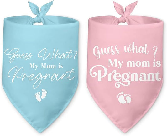 2 Packs Baby Announcements Ideas Guess What? My Mom is Pregnant Pregnancy by Hialektur