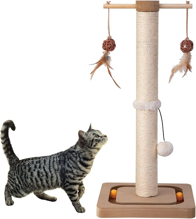 PEEKAB Cat Scratching Post Sisal Scratch Posts by PEEKAB