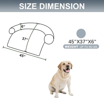 Tinaco Calming Dogs/Cats Bed Mats, Dog Pad Washable Removable Couch Cover - Image 2