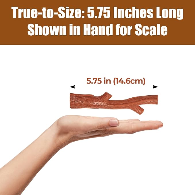 SPOT Bam-Bones Plus Branch -Bamboo Fiber & Nylon, Durable Long Lasting Dog Chew - Image 4