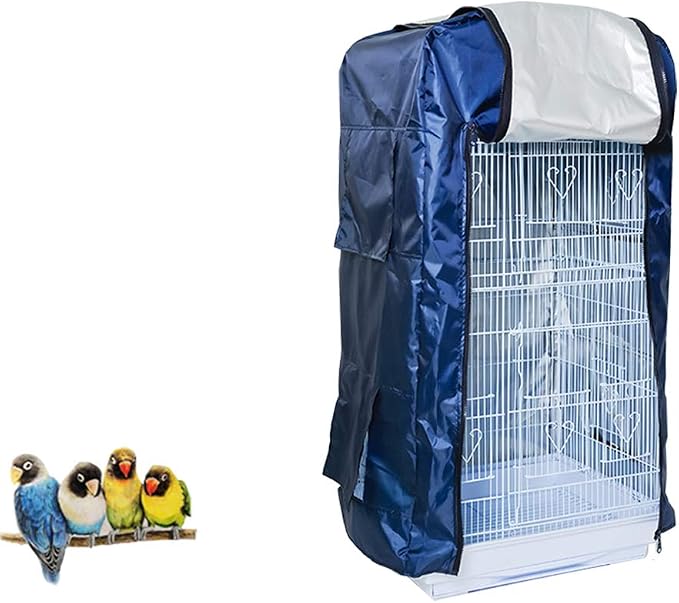QBLEEV Bird Cage Covers, Large Birdcage Cover, Warm Windproof Waterproof Shell by QBLEEV