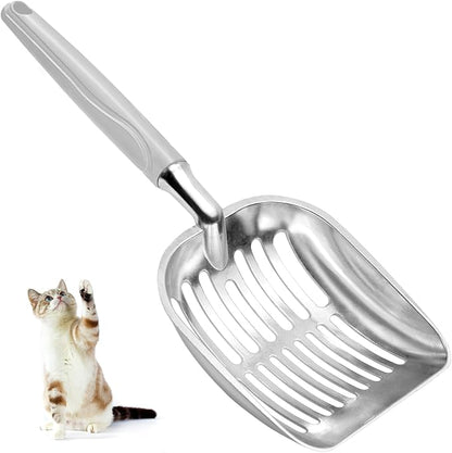 Cat Litter Scoop, Metal Cat Scooper, Plastic Handle Scoop, Sifting Shovel by Showvigorismorethanjustabranditsalifestyle