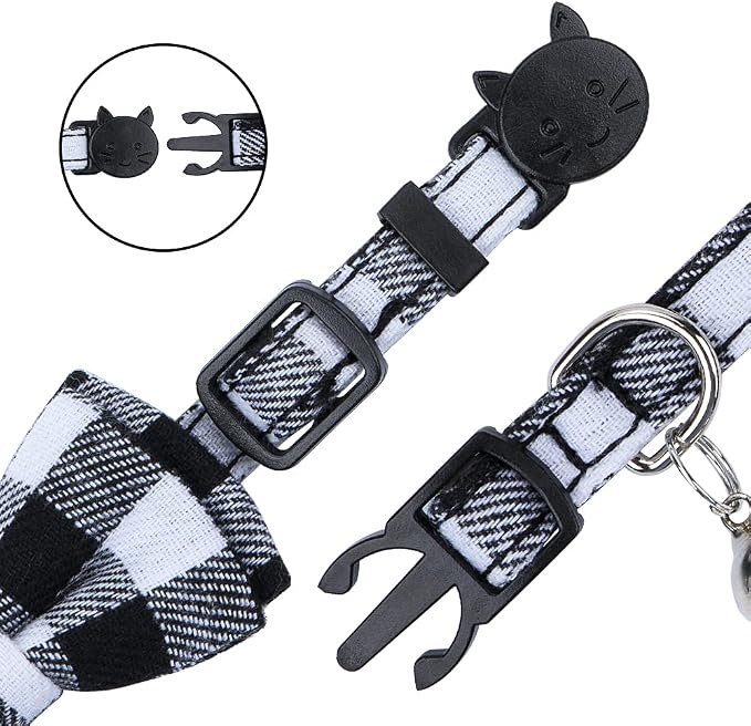 Faleela Cat Collar Bandana Bells Set - Image 2