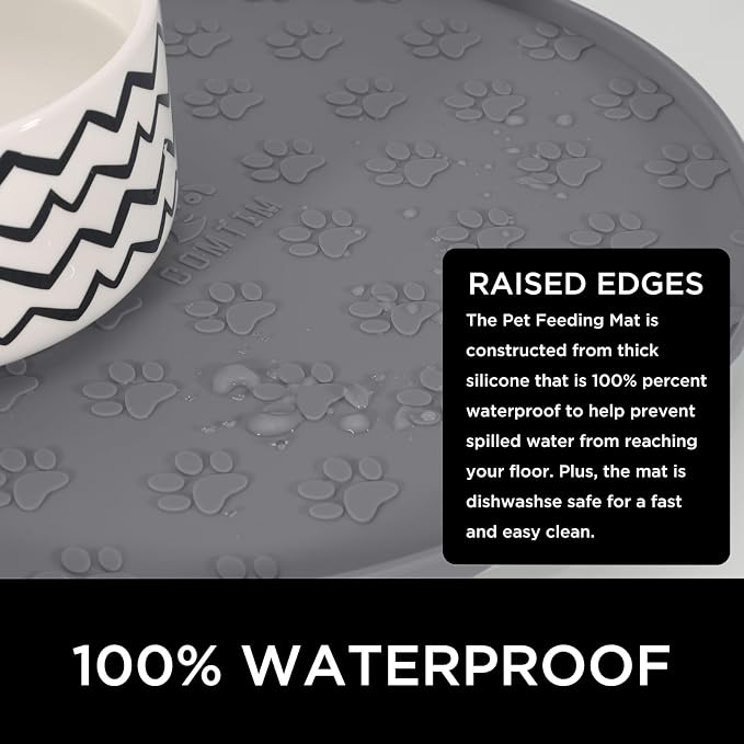 Comtim Waterproof Dog Food Mat - Image 2