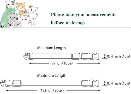 Yizepet Cat Collars, Breakaway Kitten Collar, Cute Kitty Collar in 2 Pack - Image 7