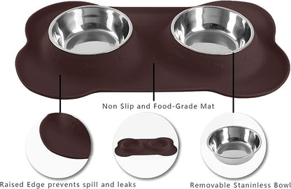 Hubulk Pet Dog Bowls 2 Stainless Steel Dog Bowl - Image 3
