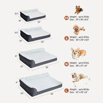 Amazon Basics Washable L-Shaped Dog Bed - Image 2