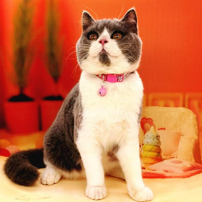 THAIN Basic Adjustable Cat Collar Bling Diamond Breakaway - Image 6