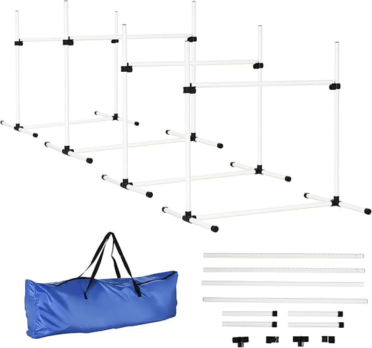 PawHut 4 Piece Dog Agility Training Equipment by PawHut
