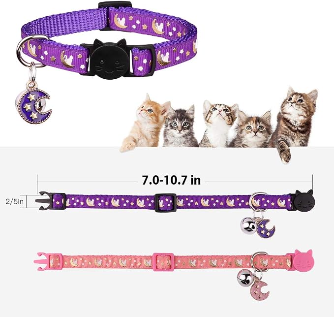 2Pcs Breakaway Cats Collars Cat Collars - Image 3