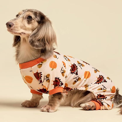 Fitwarm Thanksgiving Turkey Dog Pajamas, Funny Dog Winter Clothes - Image 2