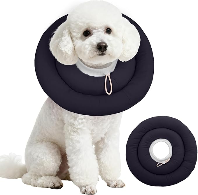 IDOMIK Dog Recovery Collar, Waterproof Soft Dog Cone After Surgery, Comfy by IDOMIK