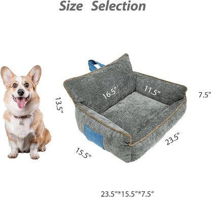Orthopedic Dog Bed with Memory Foam, Washable Plush Pet Bed - Image 6