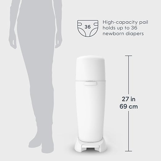Diaper Genie Complete Pail | Includes 3 Refills that hold up to 810 - Image 12