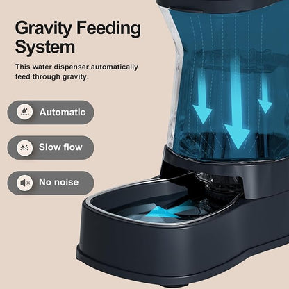 Gardner Pet Automatic Dog Water Dispenser Gravity Stainless Steel Water Waterer - Image 5