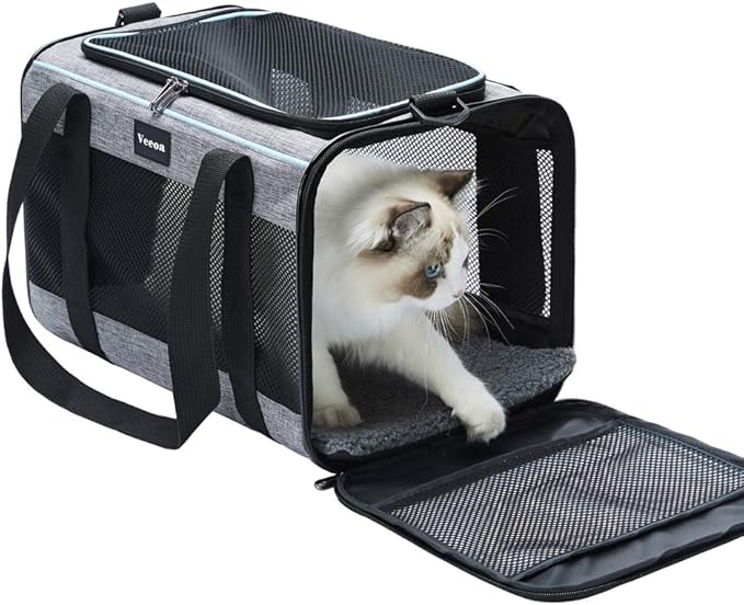 Vceoa 19x12x12 Inches Cat, Dog Carrier by Vceoa