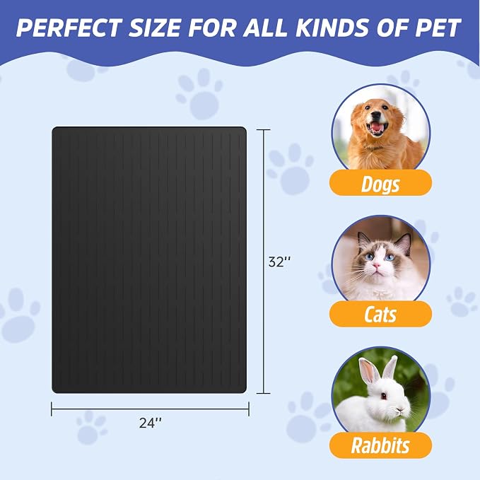 Large Dog Mats for Food and Water - Image 2