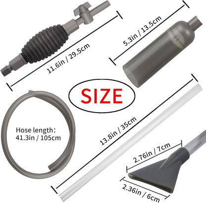 Aquarium Siphon Vacuum Cleaner for Gravel and Sand, Fish Tank Vacuum Gravel - Image 3