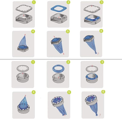 9 pcs Universal Cat Litter Refills Bag Litter Refills Compatible - Image 5