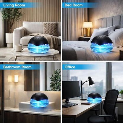 Water Air Washer for Home, Humidifier & Essential Oil Diffuser, 7-Color LED - Image 5