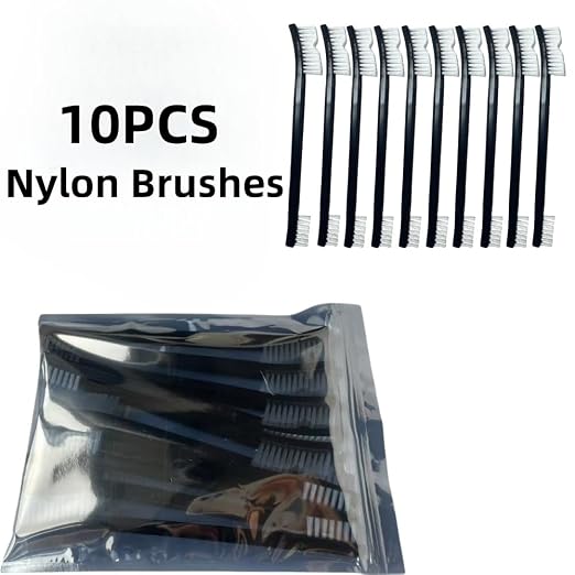 10 Nylon Brushes for Sneakers, Aquariums & Electronics – Non-Scratch, Includes - Image 5